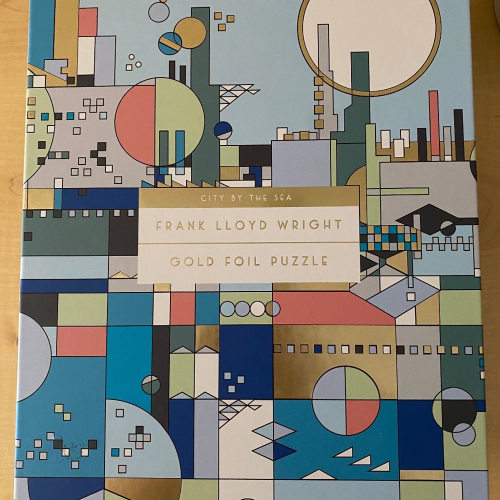 GOLD FOIL PUZZLE - 1000 PIECES